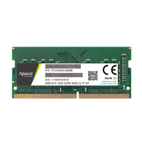 Apacer宇瞻/DDR4 寬溫 ECC SODIMM工規(guī)寬溫內存條