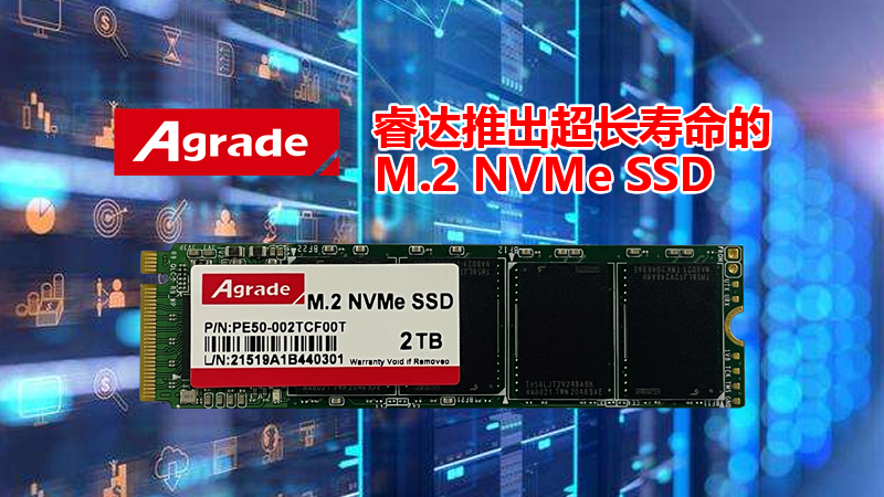 Agrade睿達(dá)推出超長壽命的M.2 SSD